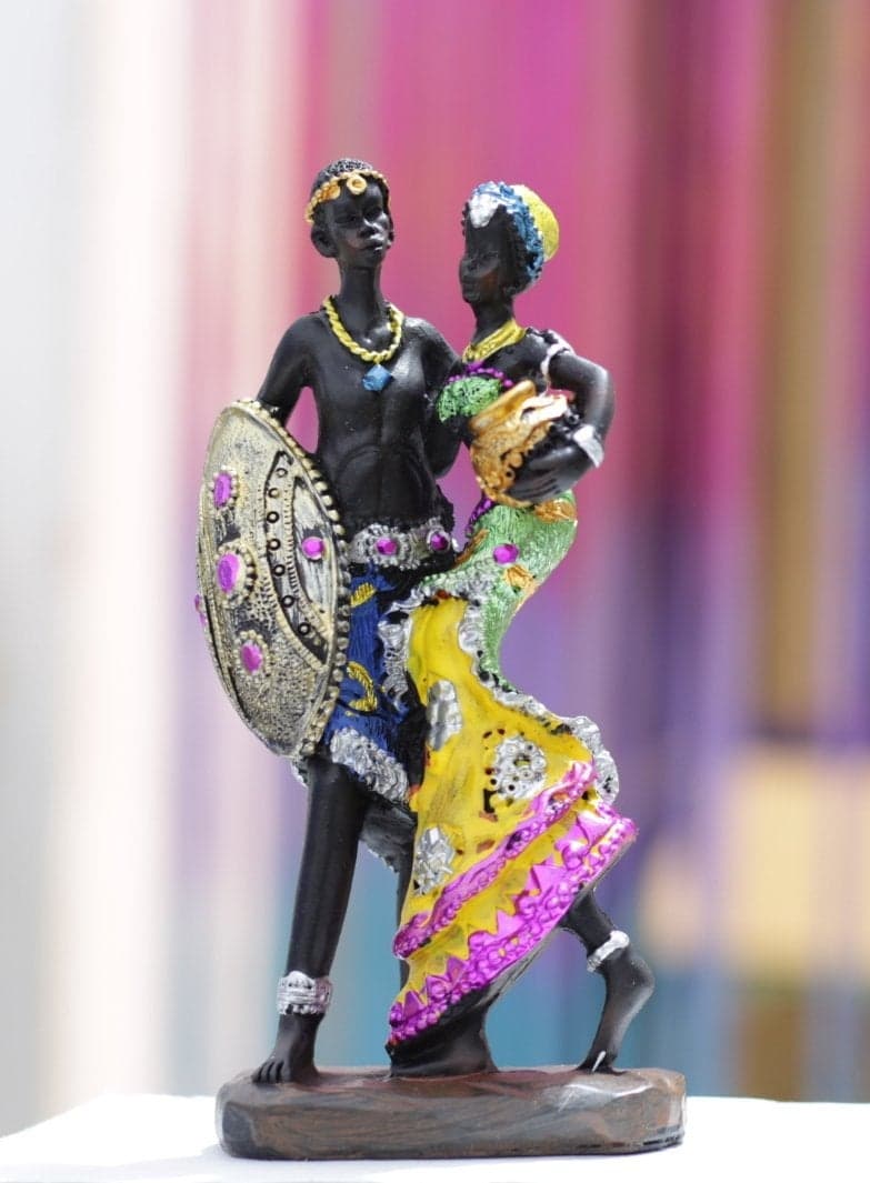 Lilone Polyresin Showpiece Figurine (6 x 15 cm, Multicolour)