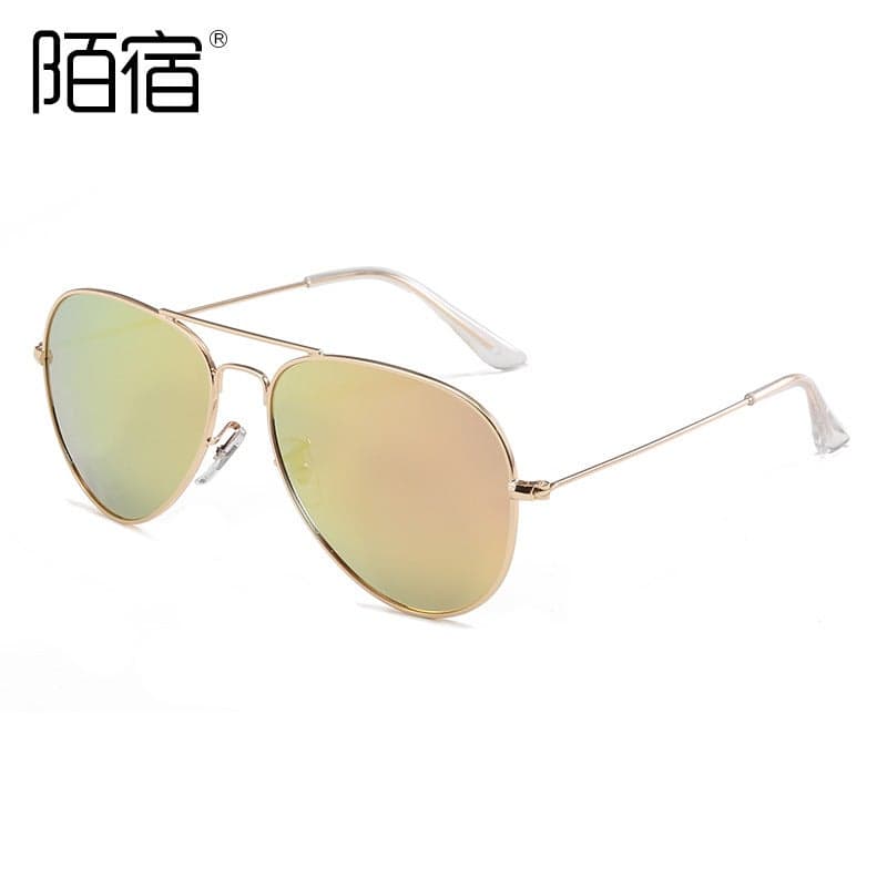 3026 Polarized Sunglasses For Men, Lightweight Stainless Steel Aviator Sunglasses, 3026 Color Film Women'S Aviator Glasses,