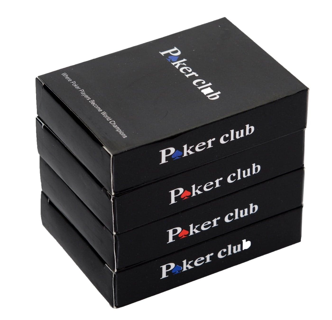 Poker Club 4 Decks 100% Plastic Playing Cards
