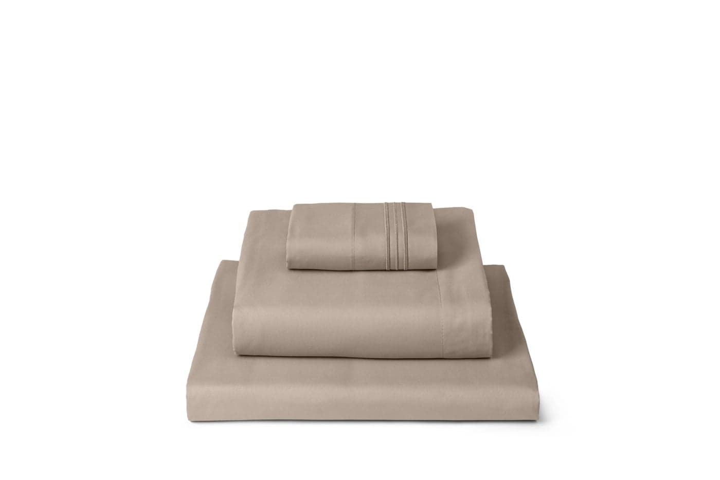 Mellanni Twin Sheets Set - 3 PC Iconic Collection Bedding - Hotel Luxury, Extra Soft, Cooling Bed Sheets - Wrinkle, Fade, Stain Resistant (Twin, Tan)