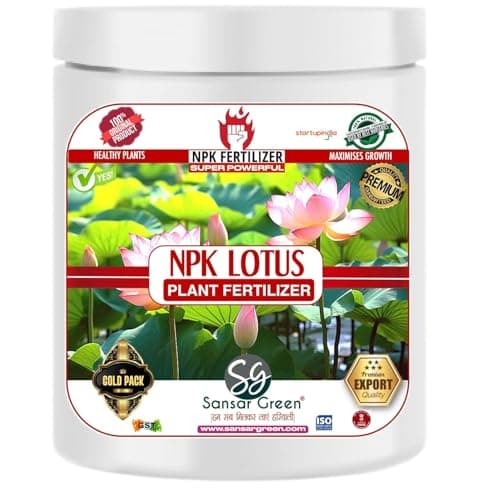Sansar Green® NPK for Lotus Growth and Flowering of Water Lilies and Lotus plants in Water plant. (200 gm)
