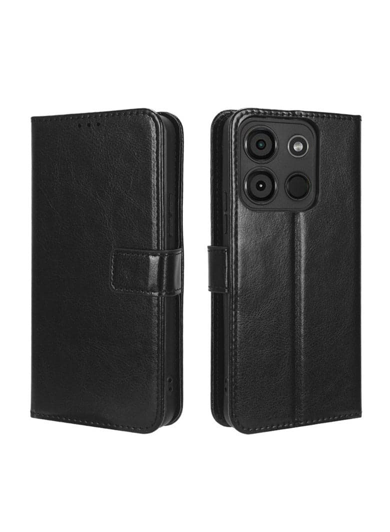 Case for ITEL A70/A665L, PU Leather Flip Folio Wallet Cover, With Card Slots, Case Cover for ITEL A70/A665L