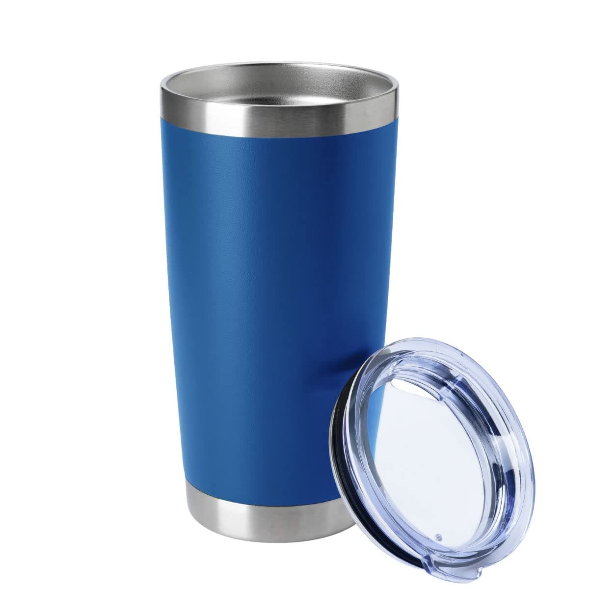 HASLE OUTFITTERS 20oz Tumblers Stainless Steel Mugs with Lid Double Wall Vacuum Insulated Coffee Cups for Cold Hot Drinks 20ozDark Blue 1 Pack
