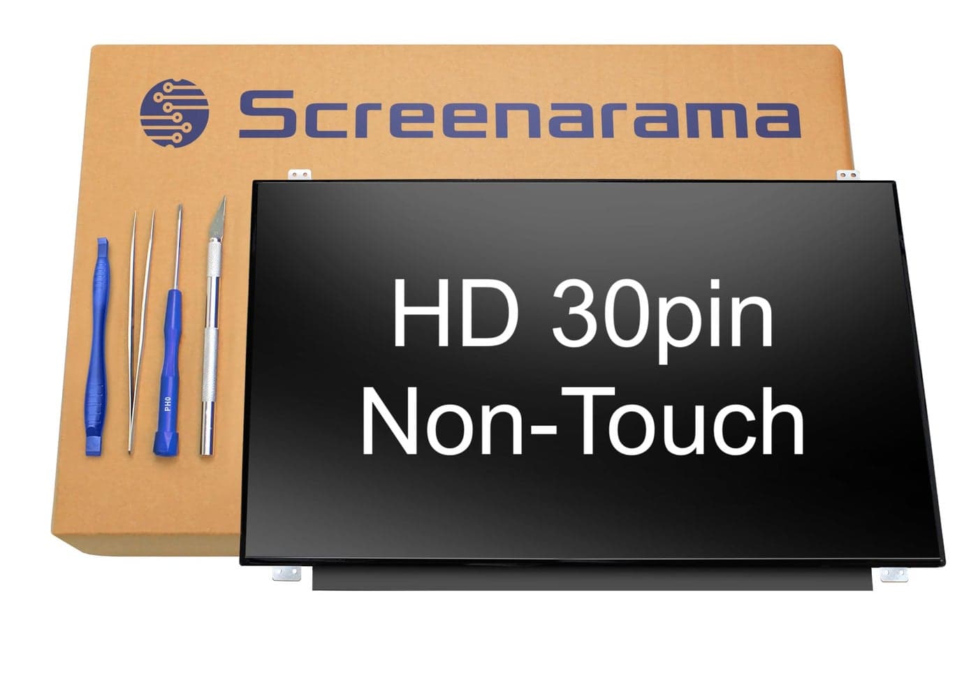 SCREENARAMA New Screen Replacement for NT156WHMN42 HD 1366x768 Matte LCD LED Display with Tools
