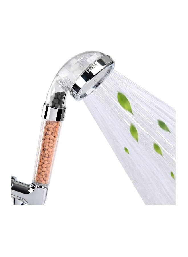 Shower Head Filter, Handheld Shower Heads Water Saving Filtration with 3 Spray Settings, Low/Rainfall/High Pressure Handheld Shower Heads for Hard Wate, Lucency