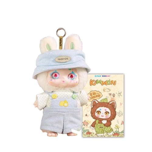 CALEMBOU Vinyl Plush Blind Box Kimmon Mimon Series Plush Keychain Stuffed Blind Box Kawaii 1 of 6 Possible Mystery Collectible Toys Cute Soft Animals Charm Birthday Gifts