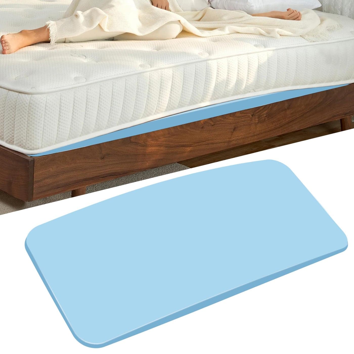 HOMBYS 60 L High Density Sagging Mattress Support 2 Thick Foam Bed Boards for Under Mattress Corrector Firm Pad to Fix Sinking Bed Ideal for Sags Deeper 12 60x24x2