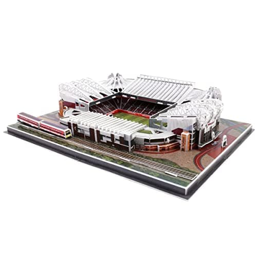 Classic Football Stadium Puzzle3D Puzzle Soccer Club Venues3D Paper Model Building Puzzle Kit Soccer Stadium Souvenir GiftHandmade Puzzle OrnamentsCardboard Model Old Trafford