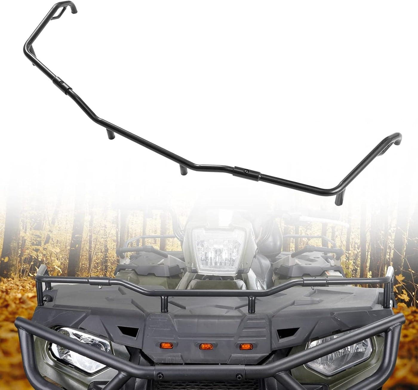 A & UTV PRO Front Rack Extender for Polaris Sportsman 570/450 HO (2014-2022) - Heavy Duty Steel, Black