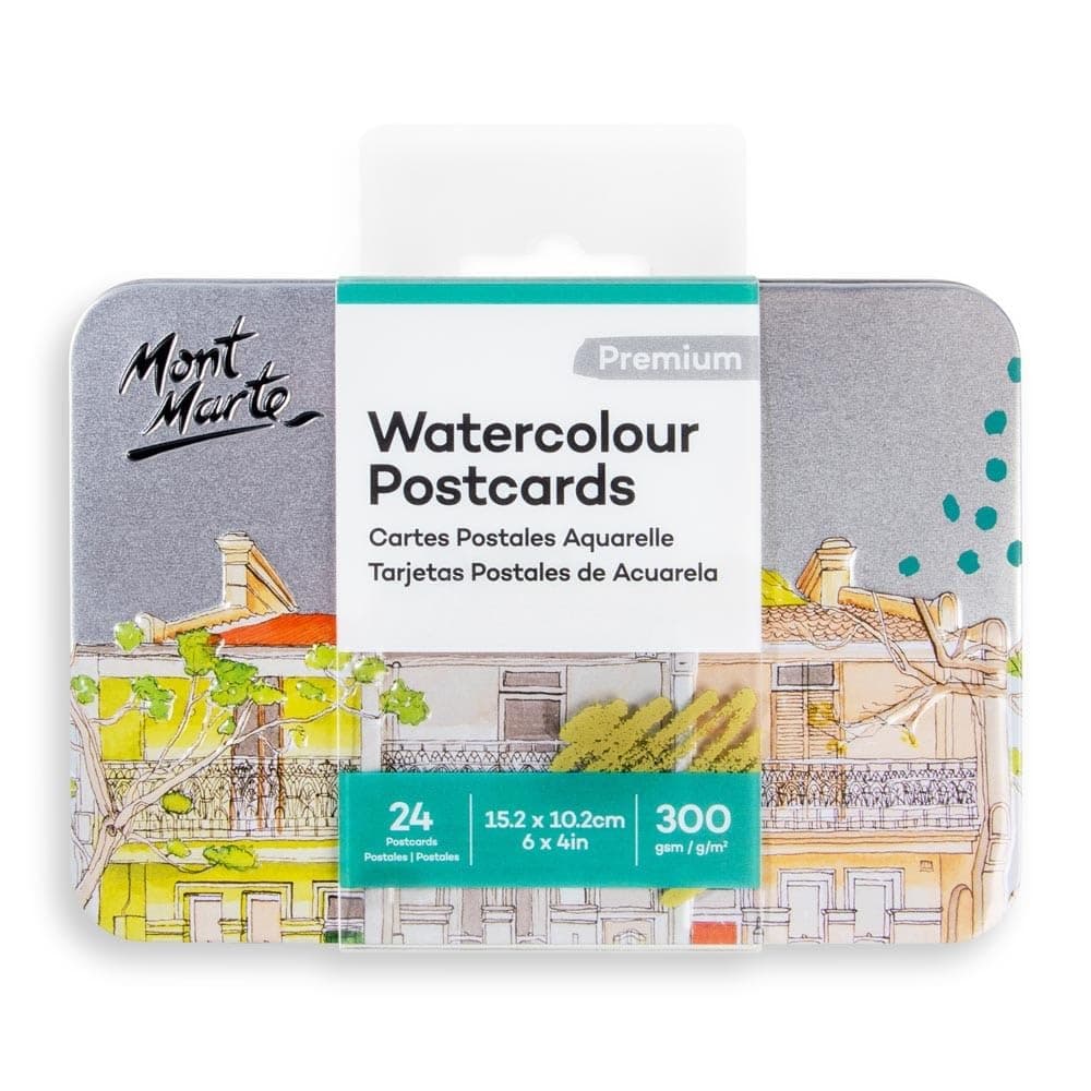 Mont Marte Watercolour Postcards 300gsm 24 Sheets