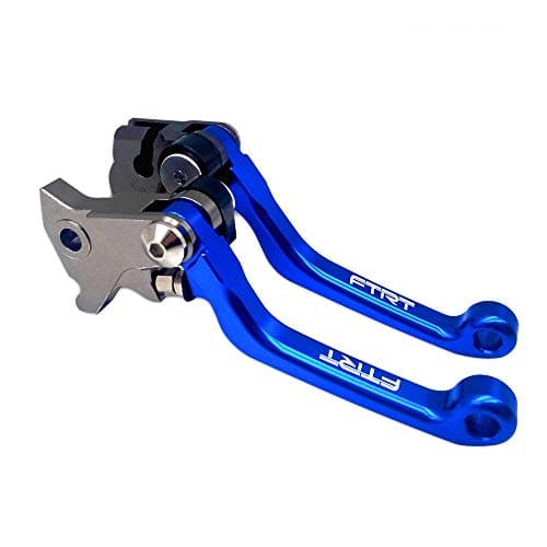 FTRT Pivot Dirt Bike Brake Clutch Levers Compatible with YZ125/YZ250/YZ426F/YZ450F 2001 2002 2003 2004 2005 2006 2007,YZ250F 2001-2006, Blue