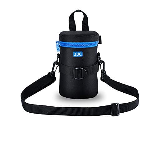 JJC Camera Lens Pouch Case for Canon RF 85mm EFS 55250mm EF 2470mm Nikon Nikkor AF 70300mm More Zipper Polyester Lens Protective Bag Interior Size 31x61