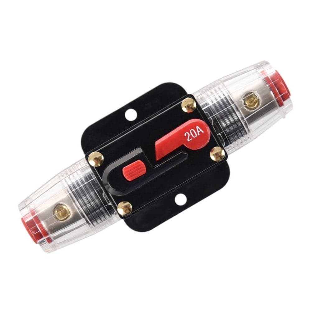 RKURCK 1224V DC Circuit Breaker 60A 80A 100A 150A 200A 250A 300A Car Audio Fuse Holder for Trolling Motor Auto Marine Boat ATV RV Stereo Audio Inverter System Protection 250 Amp