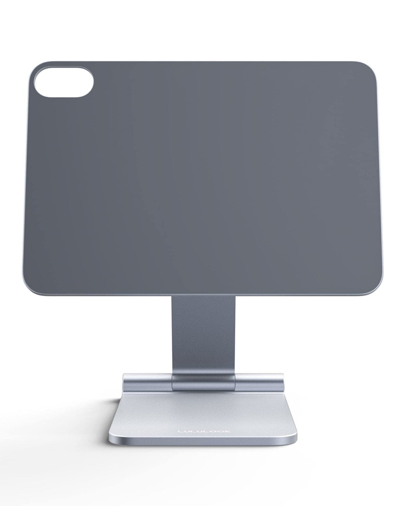 LULULOOK Foldable Magnetic Stand for iPad Mini 7 A17 Pro/Mini 6 8.3 inch (2024/2021), Adjustable Desk Tablet Holder, Aluminum Rotatable Floating Stand for Apple iPad Mini 7/6 Drawing, Viewing- Silver
