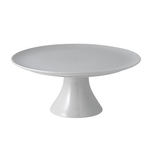 Villeroy & Boch - For Me cake plate on stand, presentation plate for delicious cakes and pastries, premium porcelain, dishwasher safe, white