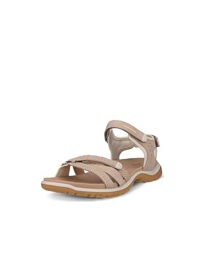 ECCO Womens Offroad Roam Sport Sandal NudeLimestone Nubuck 12125