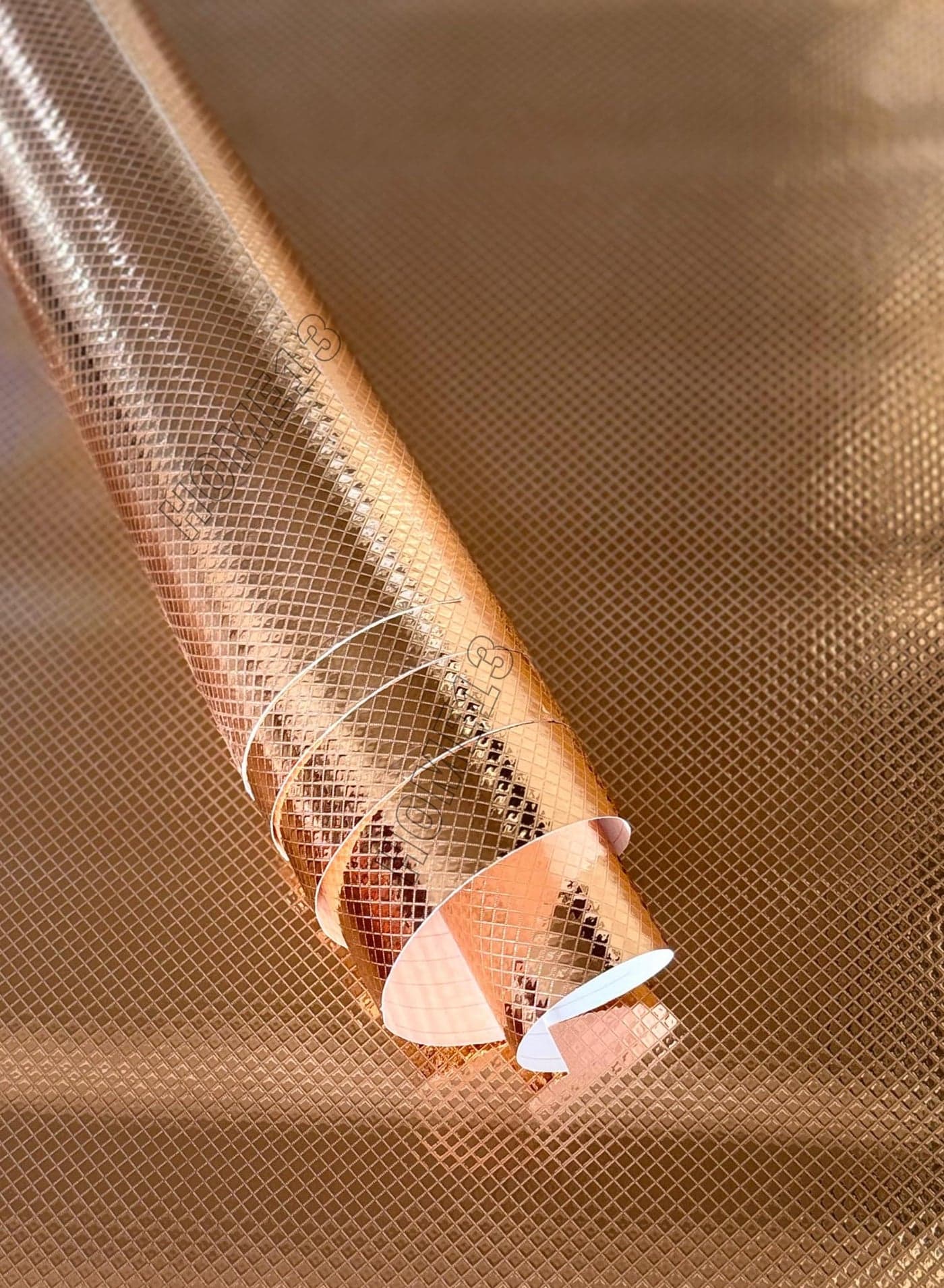 HOME13 Self Adhesive Kitchen Wallpaper Peel and Stick Contact Paper Oil Proof Wallpaper Waterproof Removable Wallpaper for Countertop Cabinet Drawer (2 Feet by 6 Feet, Rose Gold_Mosiac)