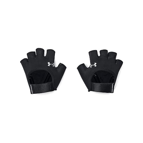 Under Armour Womens Training Gloves Half Finger 001 Black Silver Large