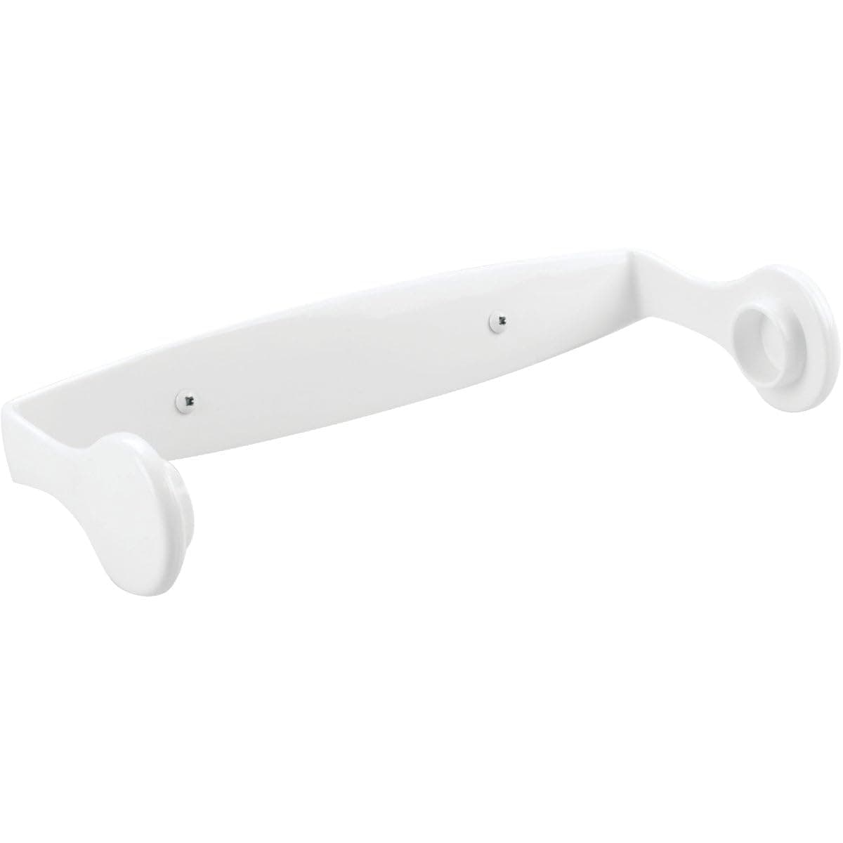 iDesign Clarity BPAFree Plastic Wall Mount Paper Towel Holder 1125 x 225 x 475 White