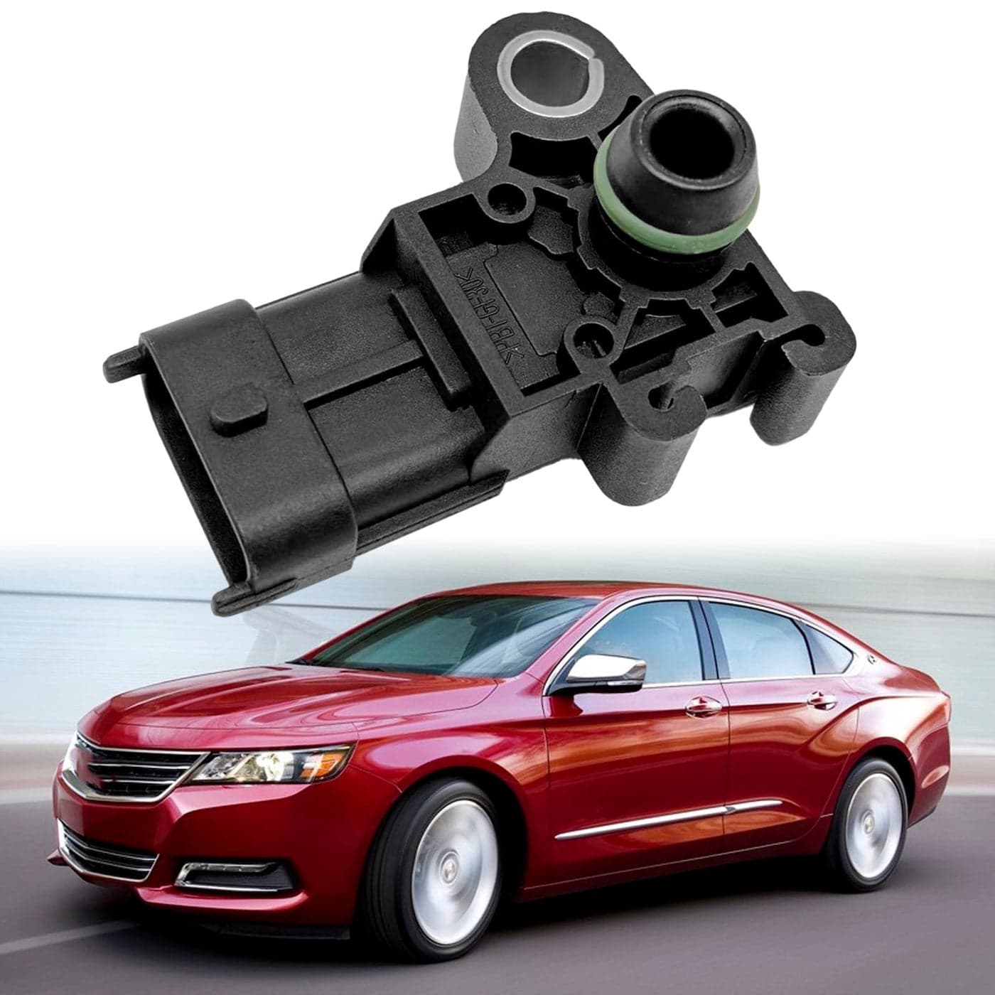 NOTISH Manifold Absolute Air Pressure MAP Sensor Air Intake Switch Compatible with Chevy 0911 Aveo 0719 Impala 0819 Buick Enclave 0713 GMC Sierra 1500 Replace 55573248 12591290