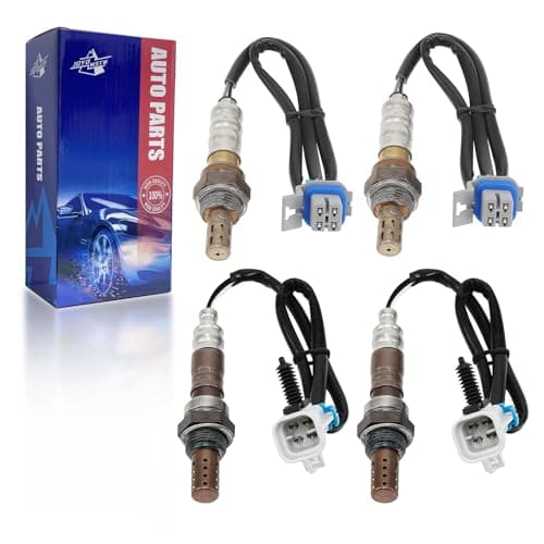 O2 Oxygen Sensor Upstream Downstream - Replacement for 2008-2013 Cadillac Escalade Chevy Avalanche Silverado 1500 Suburban Tahoe GMC Sierra Yukon - O2 Sensors Replaces 213-4229 213-3866 4PCS