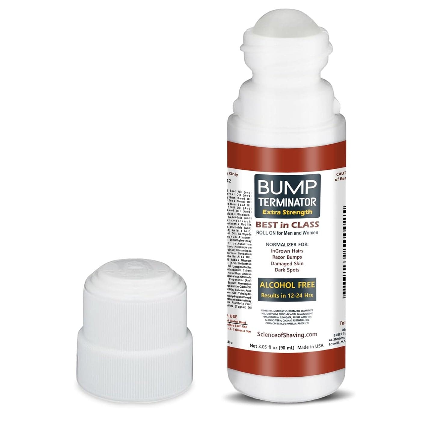 Razor Bumps and Ingrown Hair Treatment Folliculitis Treatment Back Of Head Bumps Remover Roll On for Men Women
