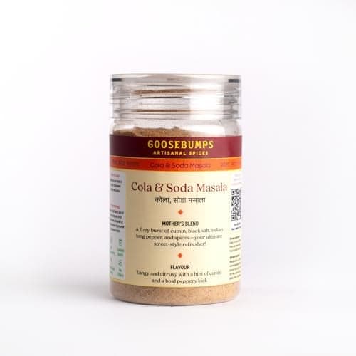 Goosebumps Cola & Soda Masala | Masala Soda Powder | Made With 16 Aromatic Spices | 100% Natural Ingredients | Vegan Spices | Soft Drink Mixes | 90 GMS