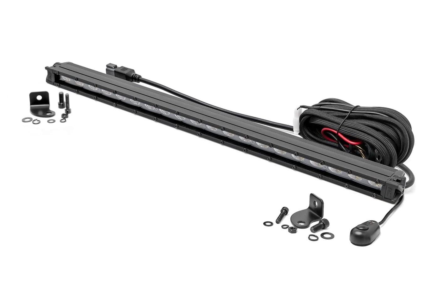 Rough Country Slimline 20 LED Light Bar 100W 7200 Lumens CREE LED with Wide Flood Beam for OffRoad Jeeps Truck UTV