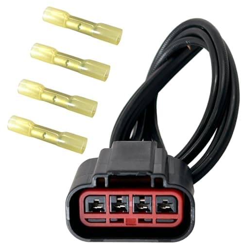 WPT688 HVAC Blower Motor Resistor Connector Plug Wiring Harness Pigtail Compatible with Explorer Escape Expedition Mustang Fiesta, Lincoln Mark Lt Navigator, Mercury Mariner 3U2Z14S411ZEA