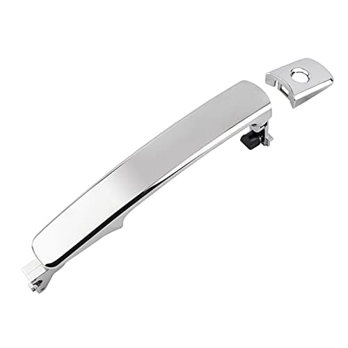 BOXI Exterior Chrome Door Handle Front Left Driver Side with Keyhole/Without Smart Key/for Infiniti FX35 FX45 2003-2008 / for Nissan Murano 2003-2007 / Rogue 2010-2015/80640-CA012 80640CA012