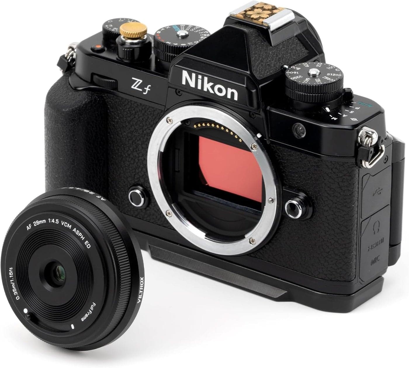 VILTROX 28mm f4.5 Pancake Lens for Nikon Z, Auto Focus 28mm f/4.5 Z Chips-Size Ultra-Thin Full Frame Lens for Nikon Z Mount Camera ZFC Z30 Z50 Z5 Z6 Z6II Z7 Z7II Z8 Z9