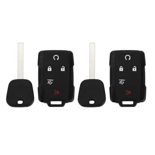 X AUTOHAUX 2pcs 315MHz M3N-32337100 Keyless Entry Remote Ignition Transponder Key Fob for Chevrolet Suburban 2016-2020 for Chevrolet Tahoe 2017-2020 for GMC Yukon 2015-2020 46 Chip 5 Buttons