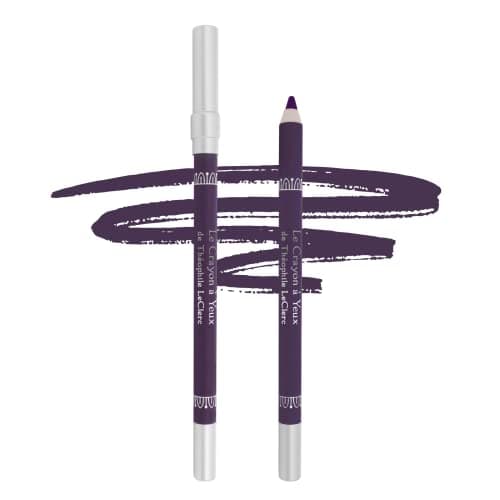 T LeClerc Eyeliner Pencil Long Lasting Precision Sharp Tip Eye Pencil for Water Line Lash Line Use as Highlighter Concelear Under Eye Smudge Proof Smokey Eye Makeup Easy to Color Violine