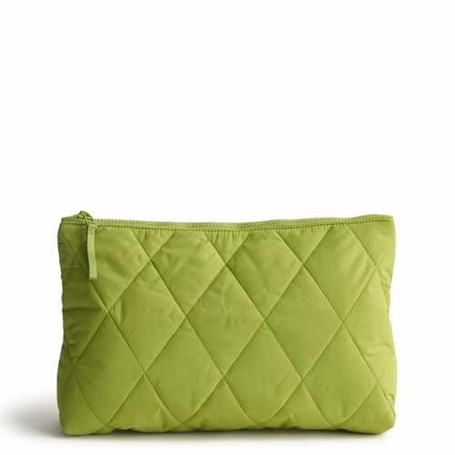 Vera Bradley Women's Featherweight Large Pouch, Spinach Green, One Size