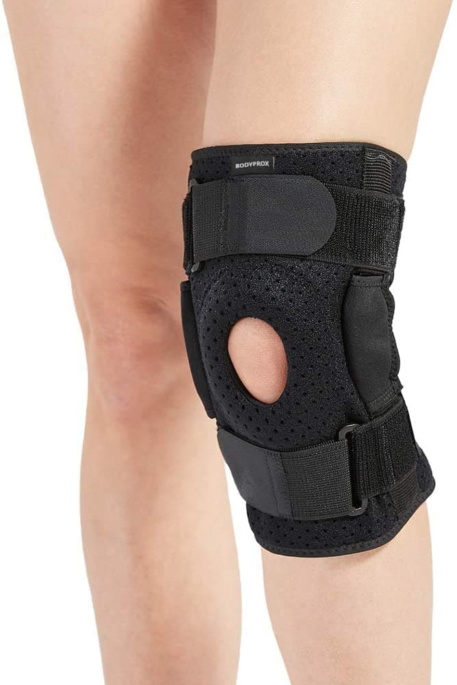 Bodyprox Hinged Knee Brace for Men and Women Knee Support for Swollen ACL Tendon Ligament and Meniscus Injuries Medium