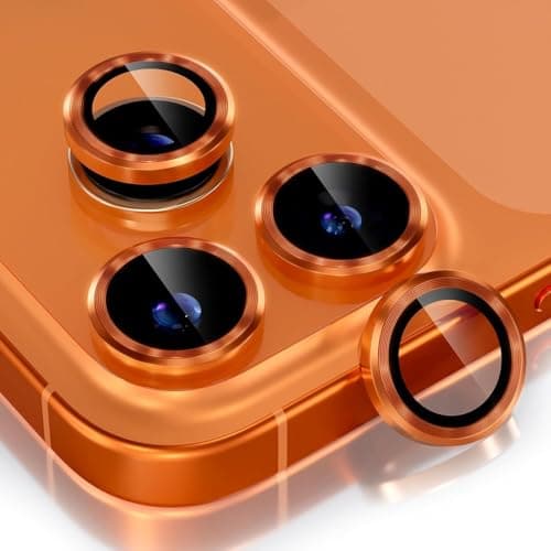 CLITZ Compatible for iPhone 17 Pro/iPhone 17 Pro Max Camera Lens Protector, 9H Tempered Glass Camera Guard, HD Clear Anti-Scratch, Bubble Free, Case Friendly, Full Coverage Camera Lens Cover