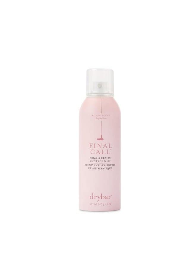 Drybar Final Call Frizz & Static Control Mist Blanc Scent - Full Size | Fights Frizz, Tames Flyaways to Maintain Smooth and Shiny Blowouts, 24 Hour Frizz Control & 72 Hour Static Control