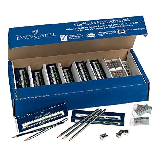 FaberCastell Goldfaber Sketching Pencil Set School Pack Set of 144
