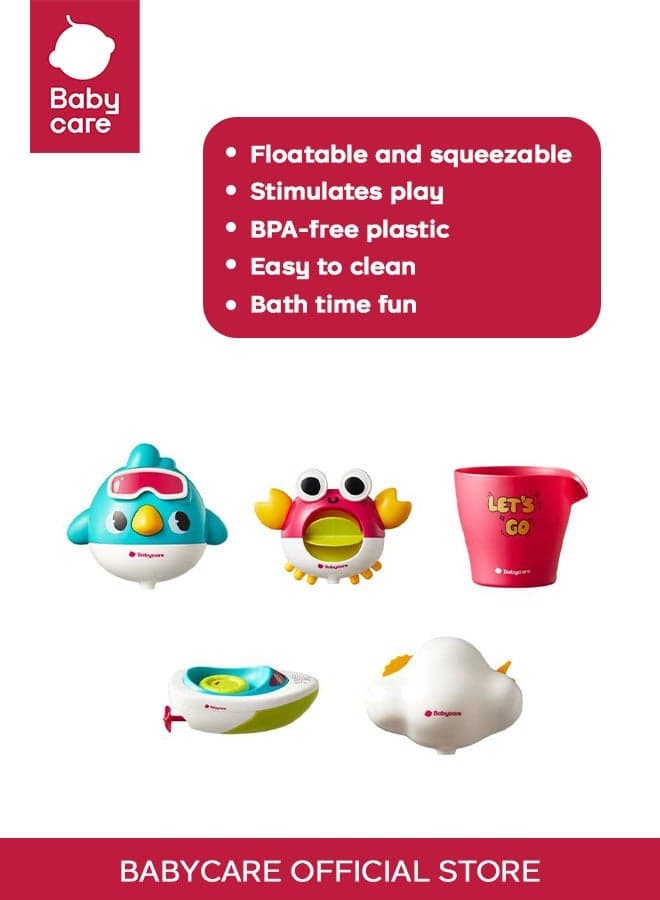 Bath Toy Set - 5pcs