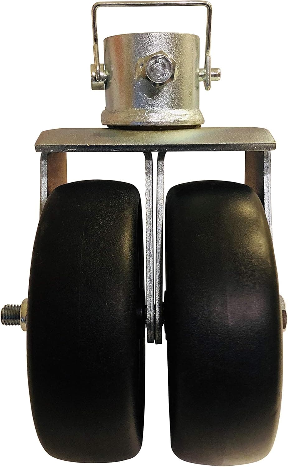 Professional EZ Travel Collection 6" Dual Wheel Trailer Jack Caster (2,000 Pound Rated)