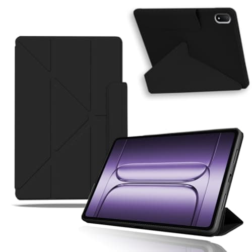 Case for OnePlus Pad 3 Tablet 13.2inch,NOUKAJU Tablet Protection Cover,Adjustable Bracket,Drop-Resistant,Anti-Scratch,Protection Case for OnePlus Pad 3 Tablet(Black)