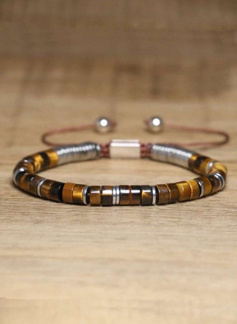 Bracelet For Men Made Of Stones