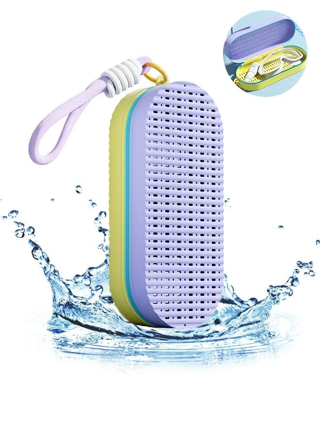 Swim Goggle Case For Swimming Goggles, Easter Gifts for Kids Teens Adults, Silicone Cases with Drain Hole