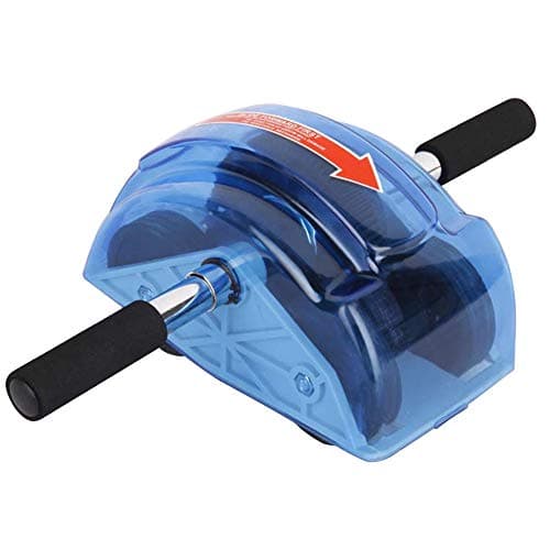 CfoPiryx Ab Roller for Abs Workout Abdominal Exercise Rollers, Abdominal Roller 4 Wheels Muscle Exerciser Fitness Training Rollers, for Men Women Gym Exercise Fitness