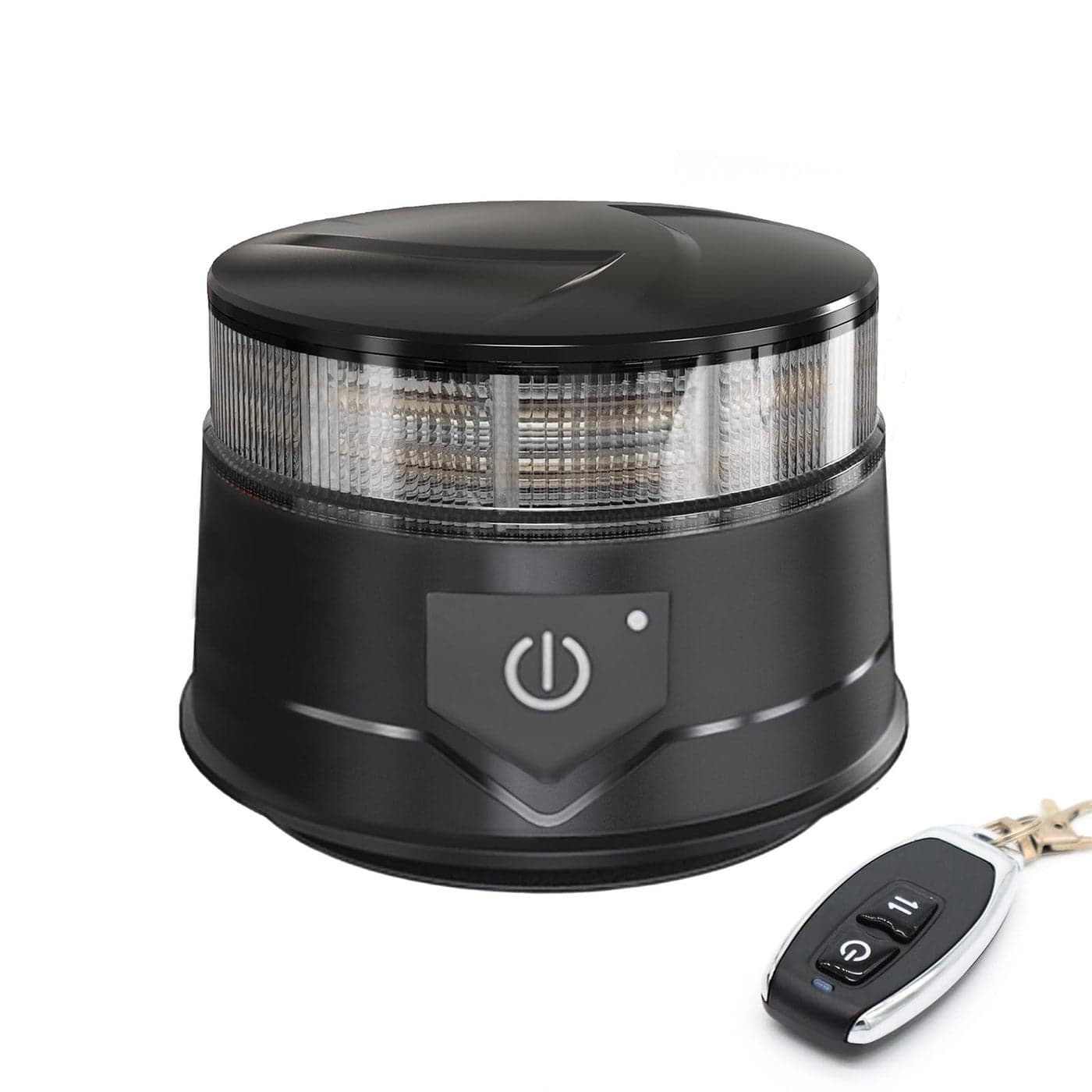 Agrieyes Smoke Lens Wireless Beacon Light Rechargeable Flashing Lights for Vehicles Remote Control Strobe Lights for Golf Cart Magnetic Safety Warning Caution Lights for Trucks