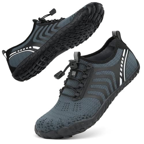 ATHMILE Barefoot Shoes Women Water Shoes Wide Toe Non-Slip Aqua Beach Quick-Dry for Swim Kayak Lake Pool River Hiking Surfing Boating Fishing Diving Cruise Ship Essentials