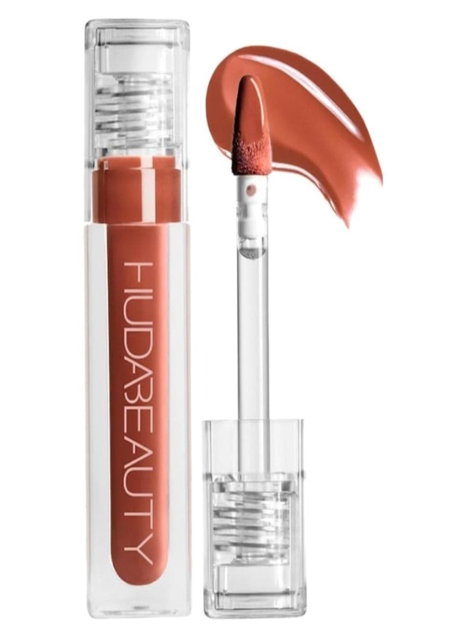 Faux Filler Shiny Non-Sticky Lip Gloss 0.13FL.OZ / 3.9ml Foxy - Caramel Brown