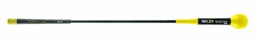 SKLZ Gold Flex Golf Swing Trainer and WarmUp Stick Essential Golf Accessories for Golfers 4840 Golf Equipment for Distance Balance Building Power Grip Training Portable CourseLegal