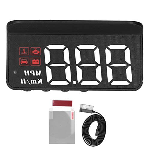 NOENNULL Car Speedometer OBD2 HUD Projector Multifunction Gauge Alarm Fatigue Driving Reminder NOENNULLfrx9h7e0tz