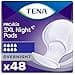TENA ProSkin 3XL Overnight Incontinence Pads for Women and Men 48 Count